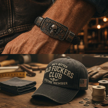 Old Fuckers Club & Wild Freedom | 2026 Limited Edition Vintage Bracelet