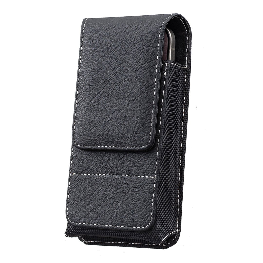 Waist Belt Cell Phone Pouch 📱 Multi-Pocket Leather Phone Case with Card Holder