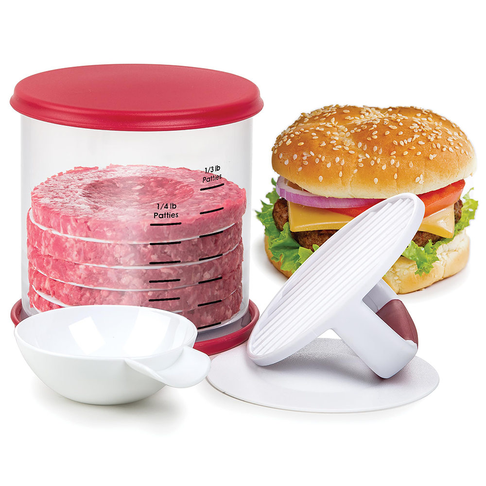 🍔 Perfect Burger Press & Storage Set