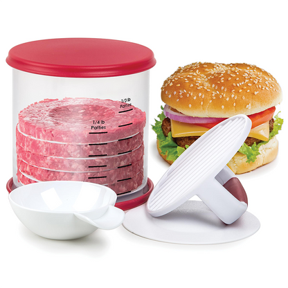 🍔 Perfect Burger Press & Storage Set