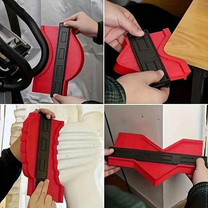 Contour Gauge Profile Tool Outline Measuring Plastic Ruler